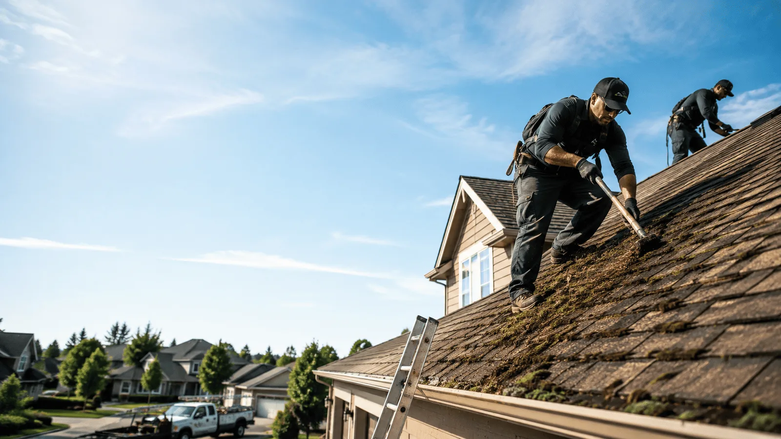 Roof Moss Removal in Cushing, TX near me